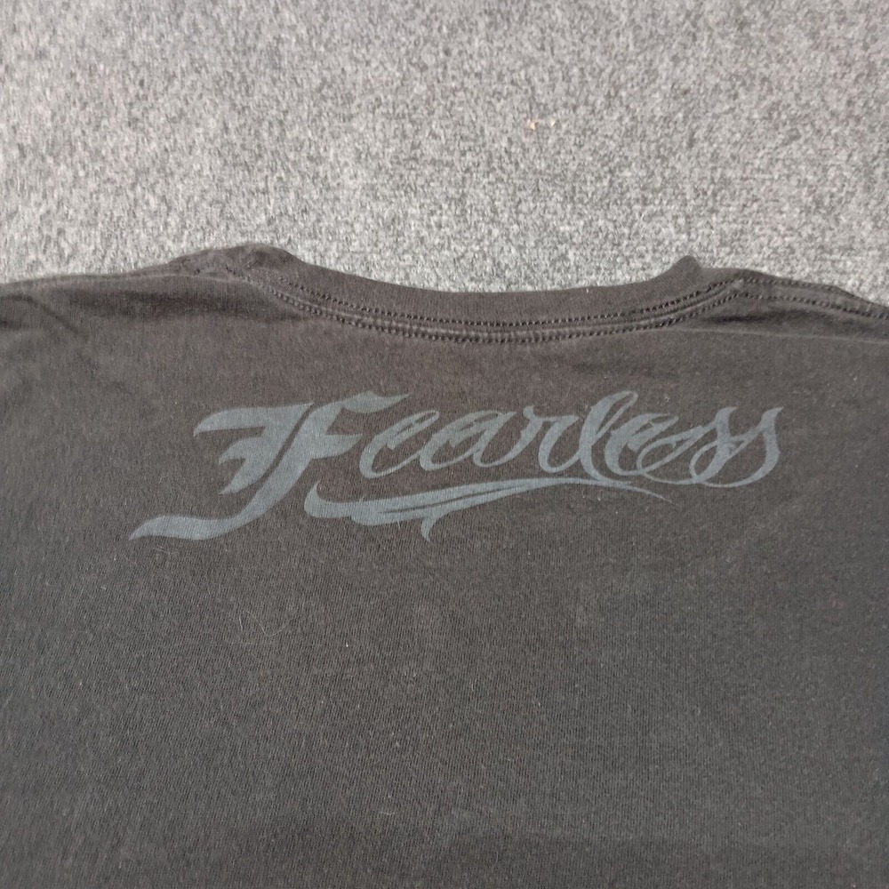 Fearless Shirt Men XL Black CREAM Cash Rules Everything Money Skull Graphic - Picture 8 of 9